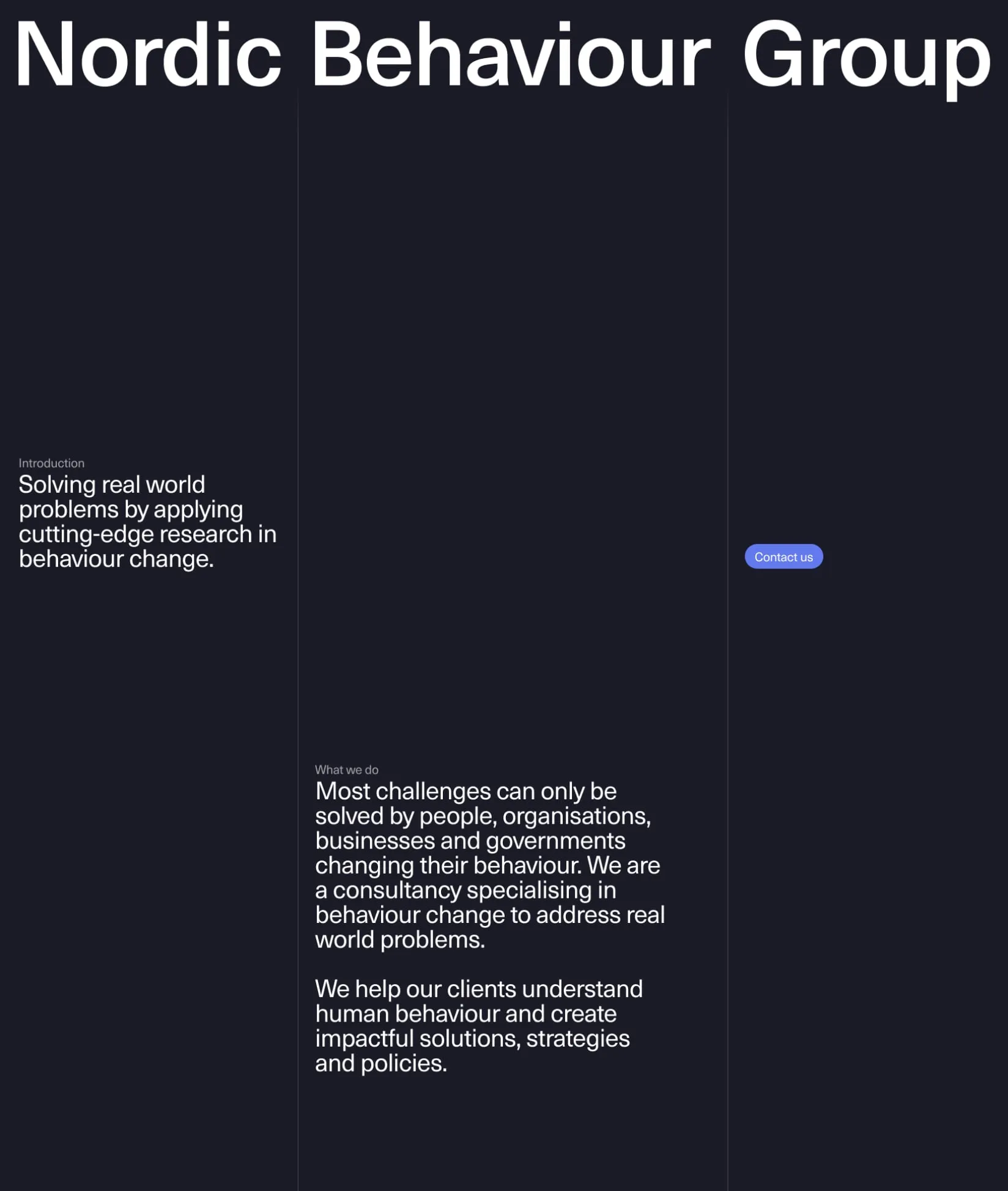 Nordic Behaviour Group